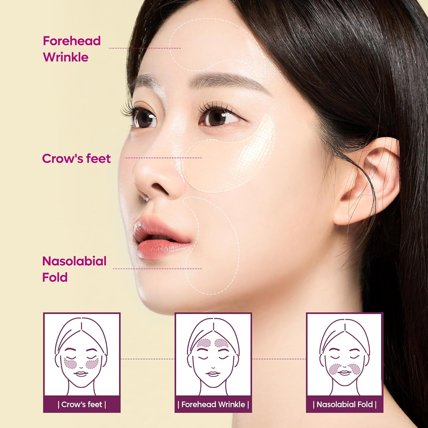 Revitalize Your Eyes: Cemenrete Calcium Volume Eye Patch for Wrinkles, Puffiness & Dark Circles (60 Patches)